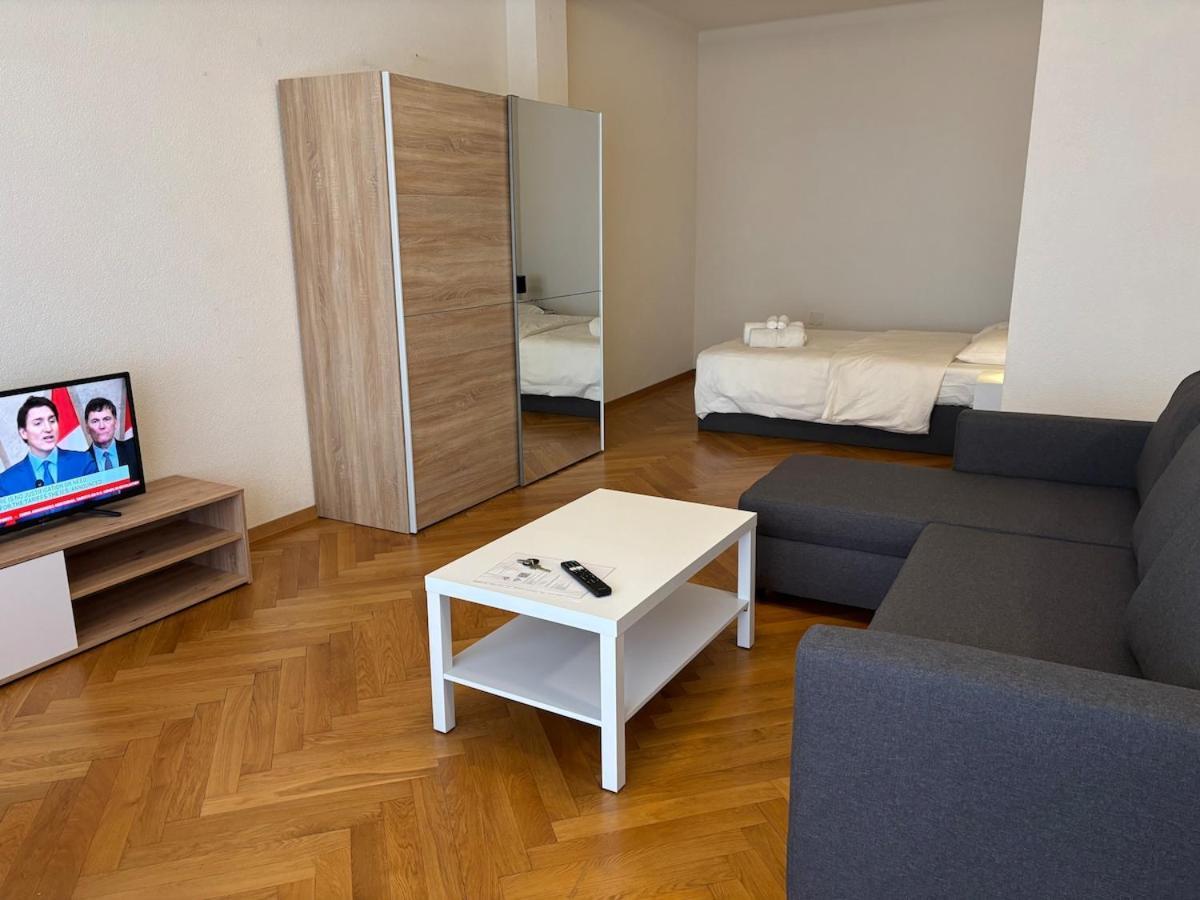 Fully Furnished Down Town- 5 Minutes From Train Station Apartamento